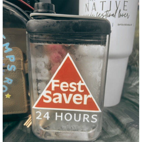 "Fest Saver" Plastic Flask 13 Oz.