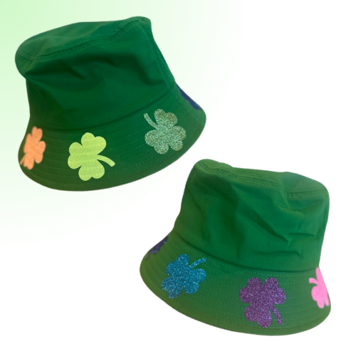 Shamrock Bucket Hat (Rainbow)