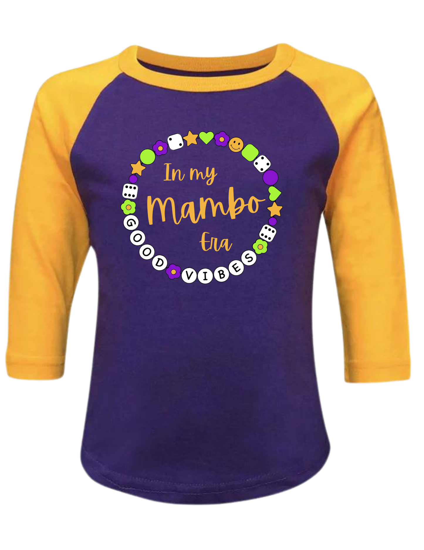 In My Mambo Era - Youth Raglan Baseball Tee