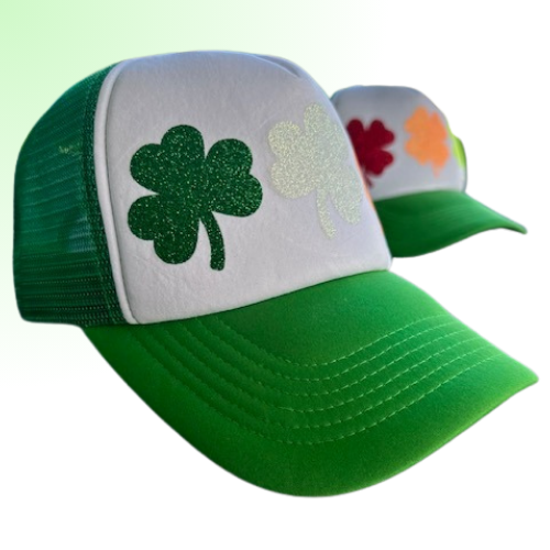 Irish Clover Trucker Hat