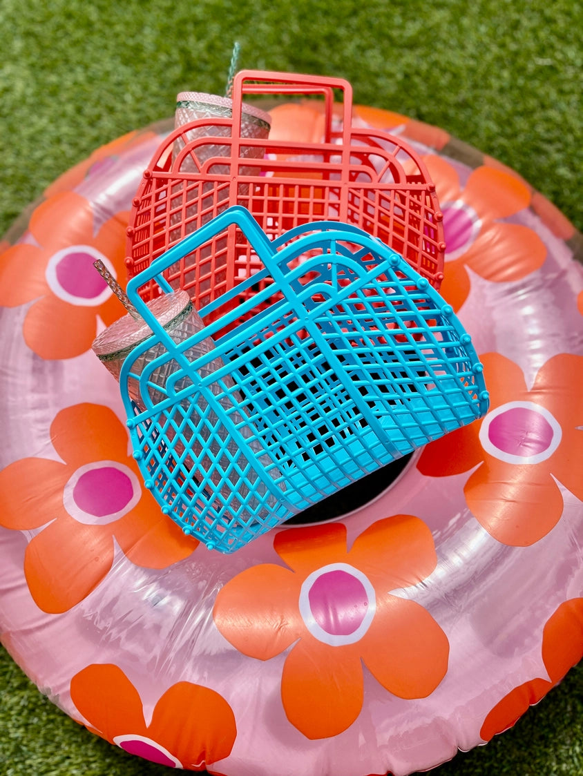 Retro Jelly Basket Tote