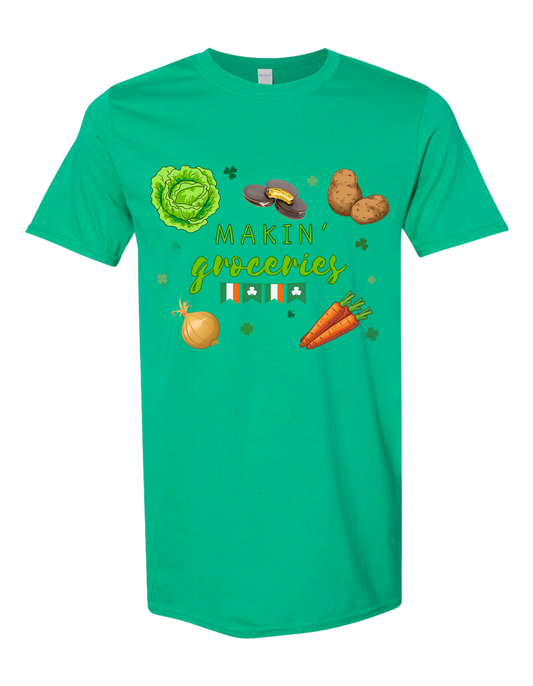 Makin' Groceries Softstyle St Paddy's Tee