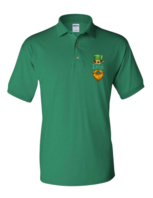 Drink - Mens St Paddy's Jersey Polo